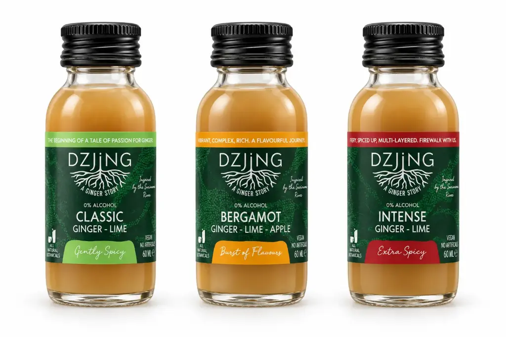 3 x DZJiNG 60ML - BIO (Classic, Bergamot, Intense)