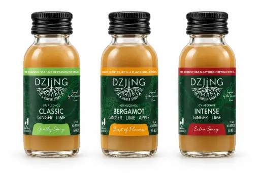 3 x DZJiNG 60ML - BIO (Classic, Bergamot, Intense)